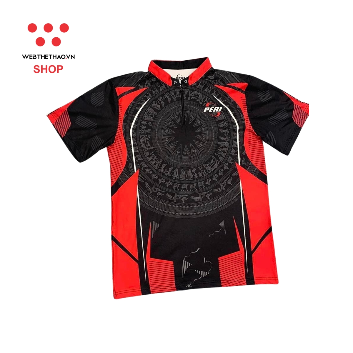 Áo thi đấu bi-a Peri PR-Shirt (Đỏ / Hồng) - Hàng Chính Hãng