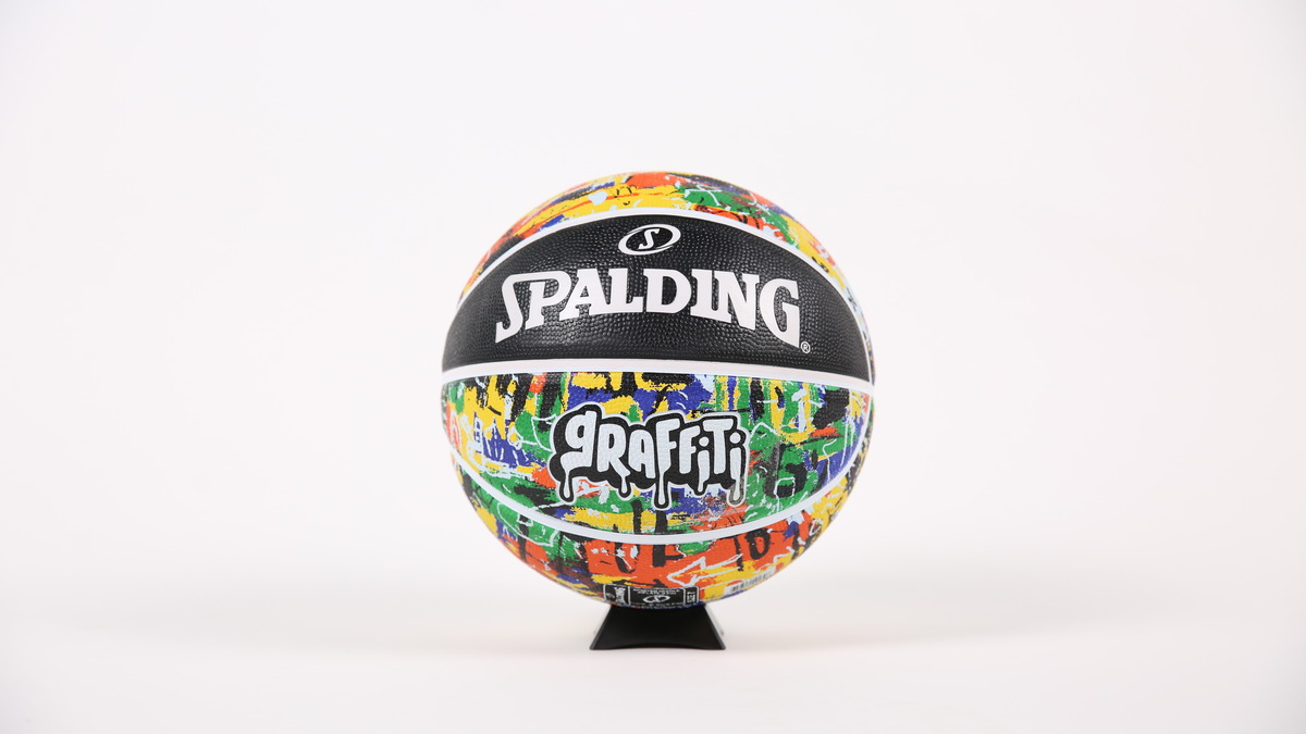 Bóng rổ Spalding VBA Rainbow Graffiti – Outdoor – Size 7 85-034z - Hàng Chính Hãng