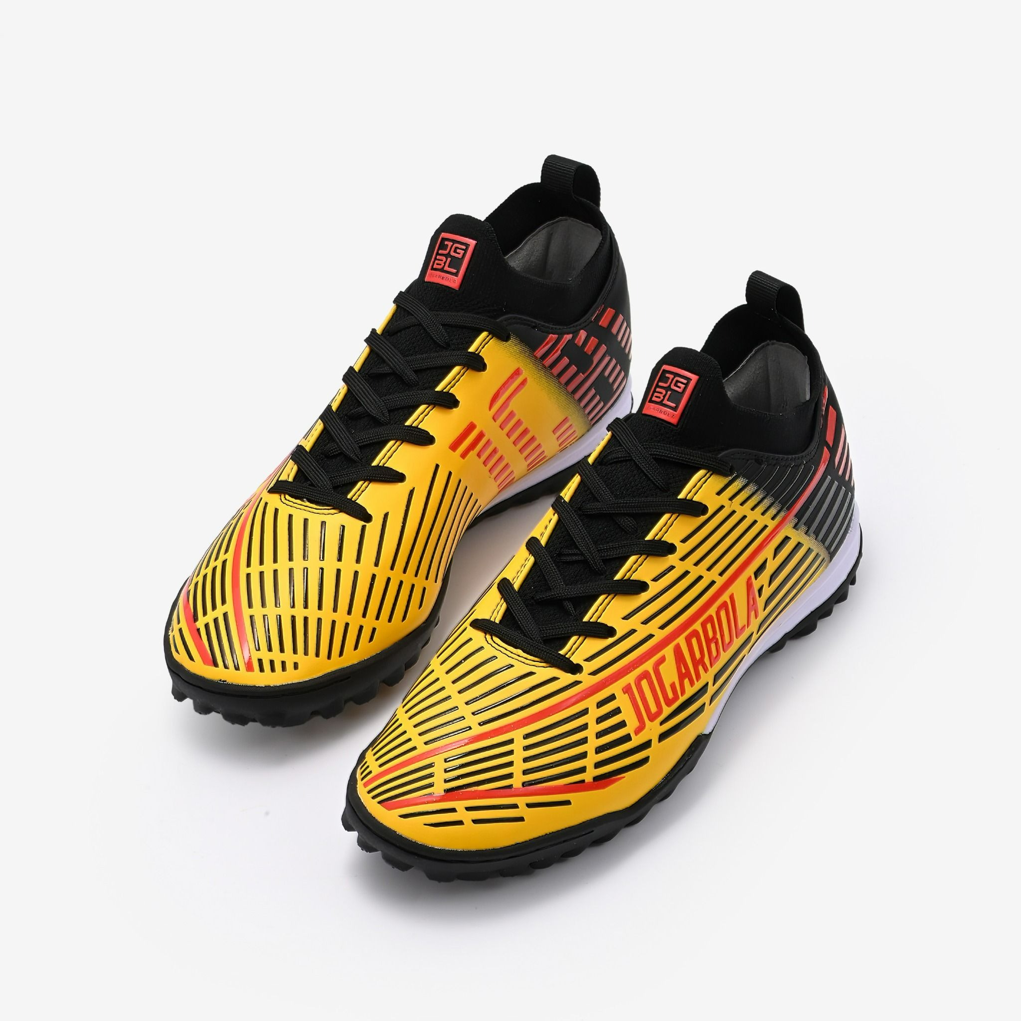 Giày bóng đá Động Lực Jogarbola Kumo Fit "Black/Yellow" JG-221106-02 - Hàng Chính Hãng