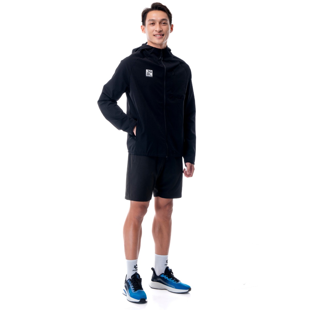 Áo khoác Jogarbola Active 1.0 "Đen" P0124.01-01 - Hàng Chính Hãng