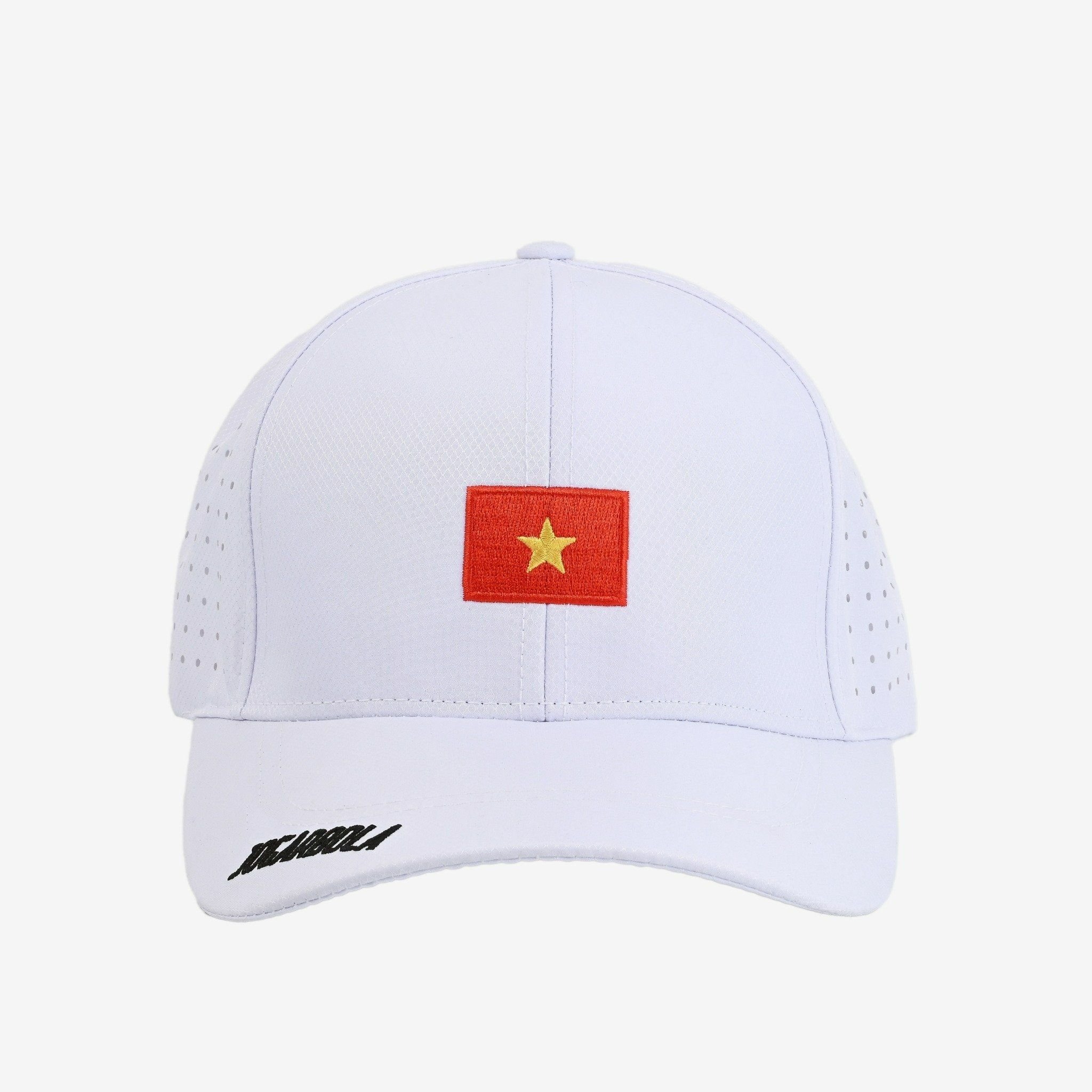 Mũ đội tuyển quốc gia Việt Nam 2024 "Trắng" JG-DTQG-M-02 - Hàng Chính Hãng