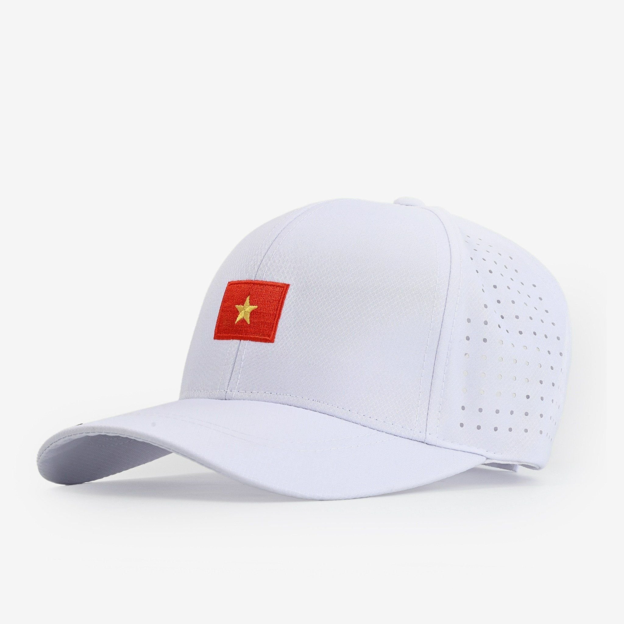 Mũ đội tuyển quốc gia Việt Nam 2024 "Trắng" JG-DTQG-M-02 - Hàng Chính Hãng