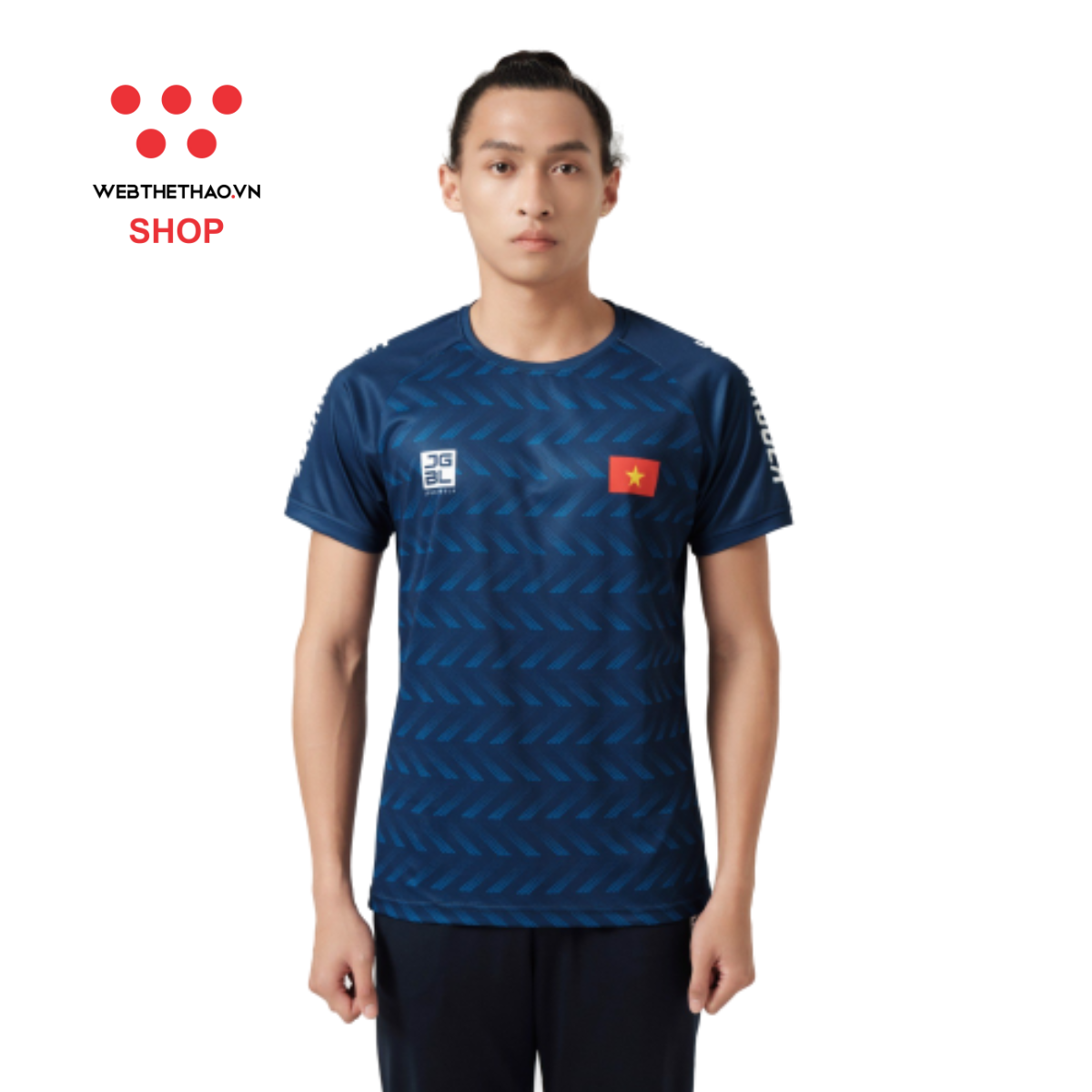 Áo thun thể thao Nam/Nữ JOGARBOLA SEA Games 31 "Xanh" JGSG31-1 - Hàng Chính Hãng