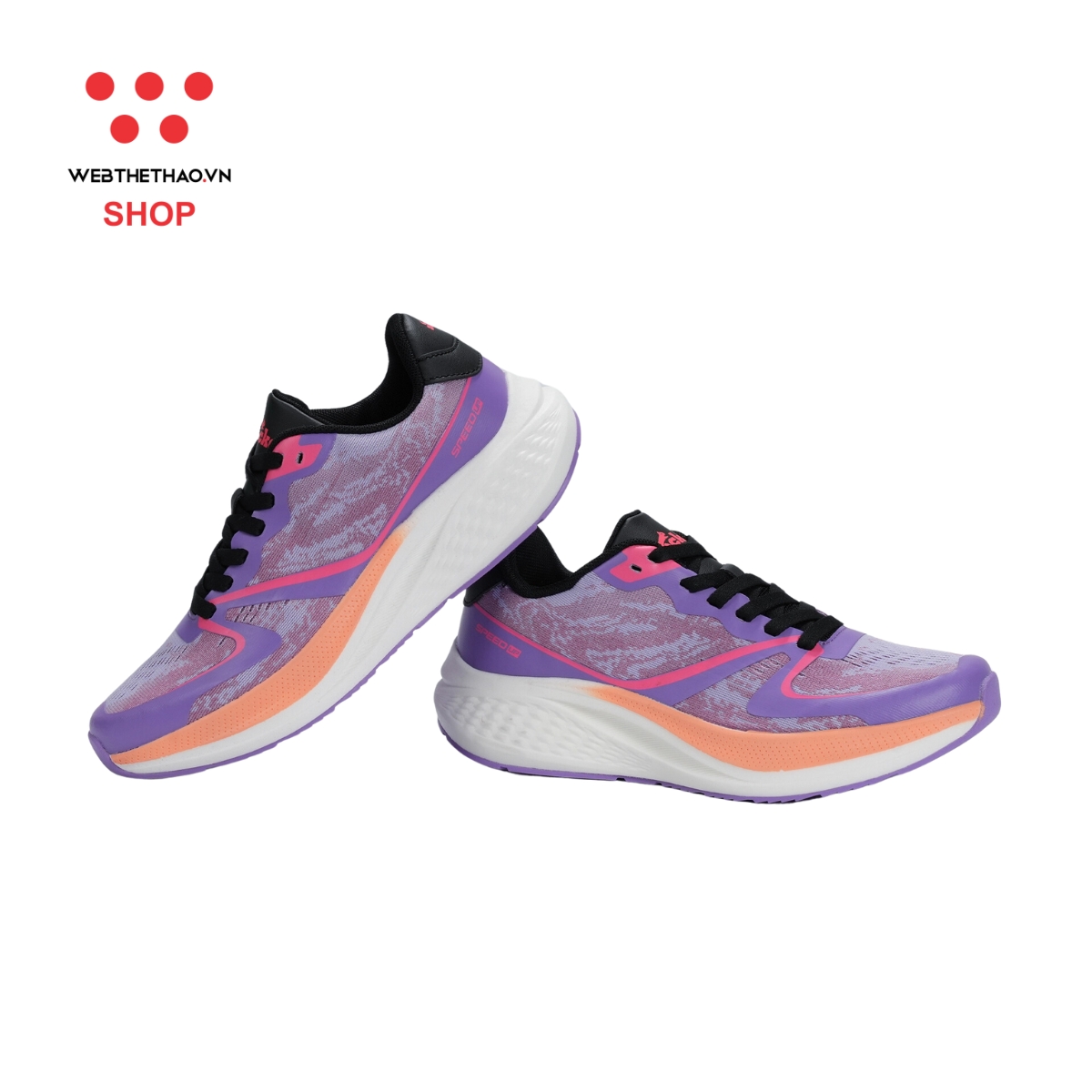 Giày chạy bộ Nữ Zocker Speed Up "Purple/Pink" KOJI00000438 - Hàng Chính Hãng