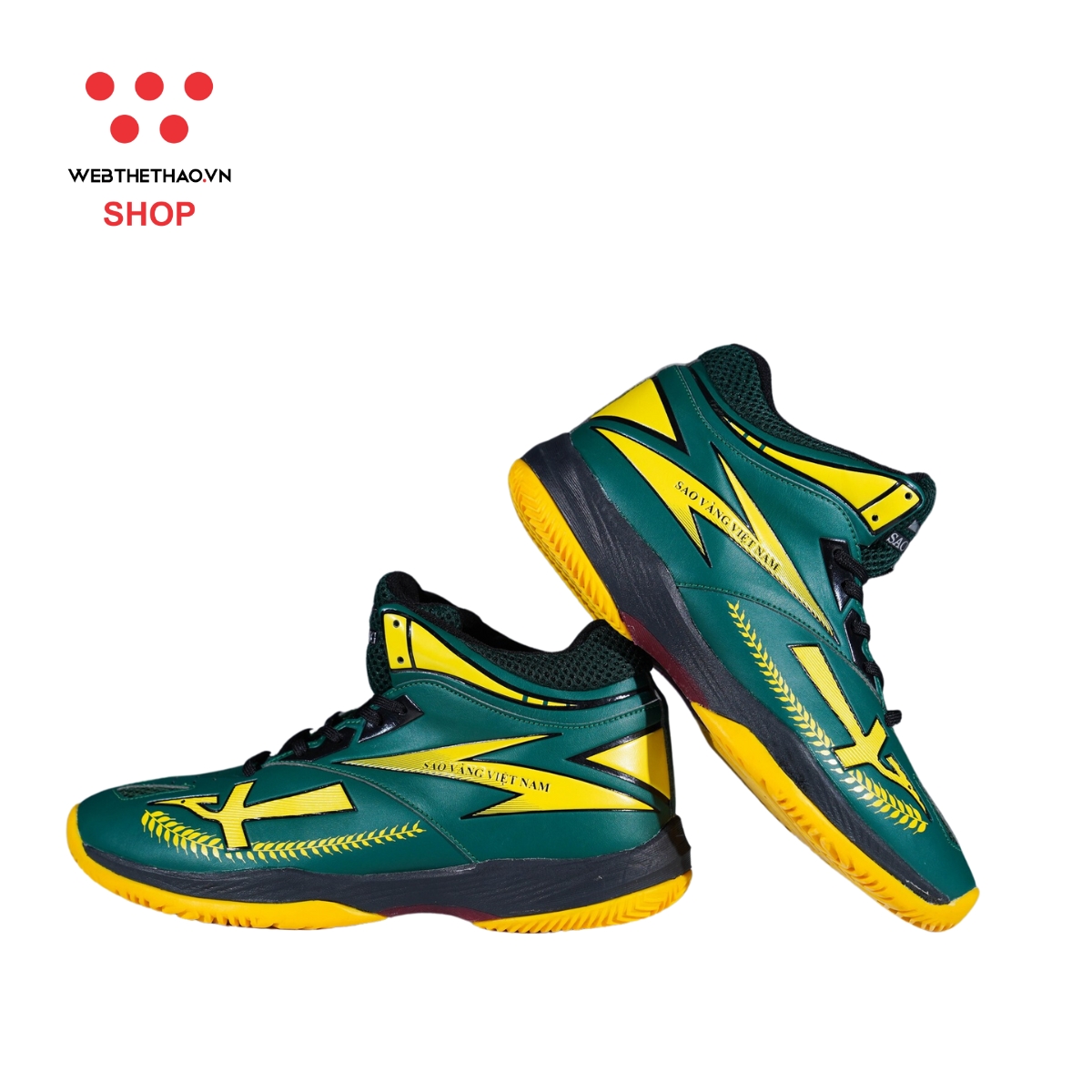 Giày bóng chuyền Sao Vàng 301 Plus "Xanh Rêu" SV301P-12 - Hàng Chính Hãng