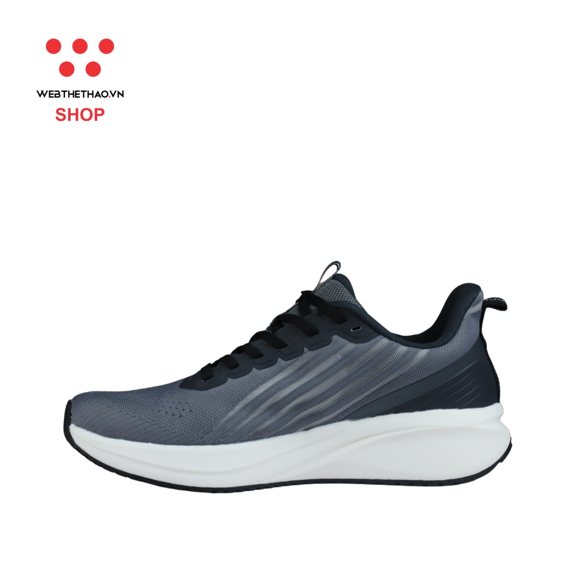 Giày thể thao chạy bộ Jogarbola Cloud Step "Dark Grey" JG-CLOUD-02 - Hàng Chính Hãng