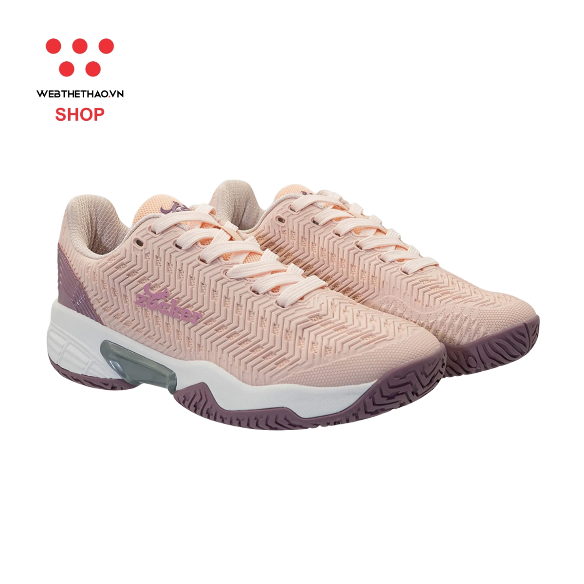 Giày Pickleball Nữ Zocker Aspire "Pink" Z-Aspire-06 - Hàng Chính Hãng