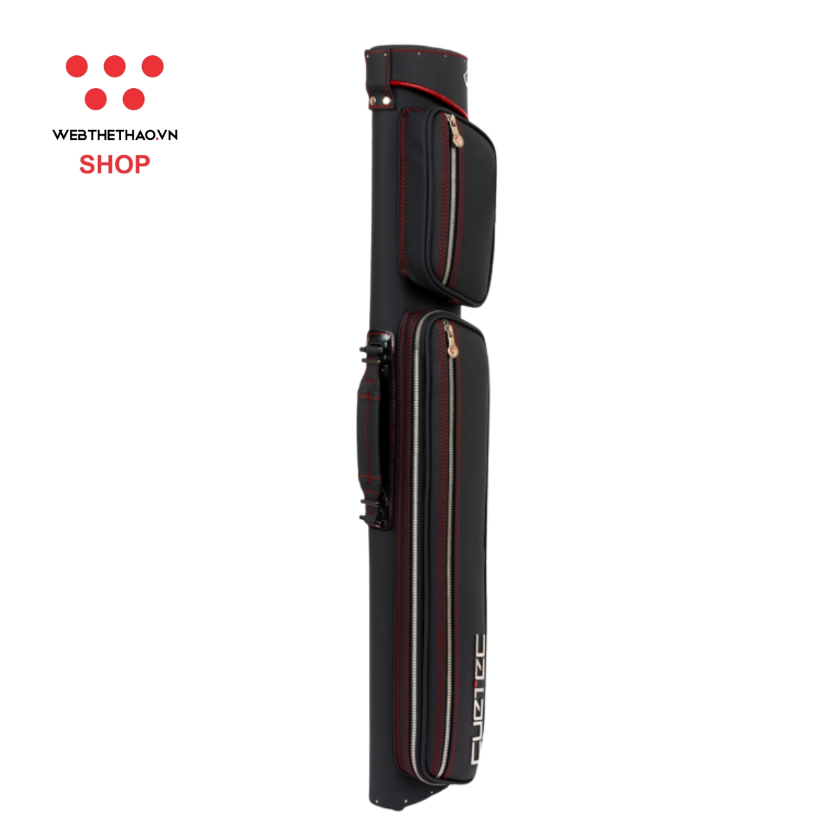 Bao đựng cơ bi-a Cuetec Proline 2x4 "Black" - Hàng Chính Hãng