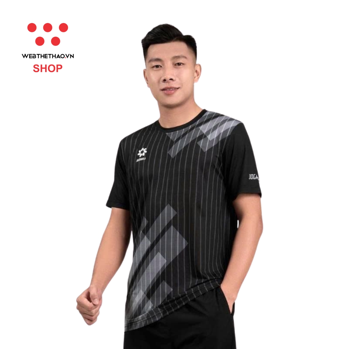 Áo phông Jogarbola Kuban màu "Black" MJ-A4082-04 - Hàng Chính Hãng
