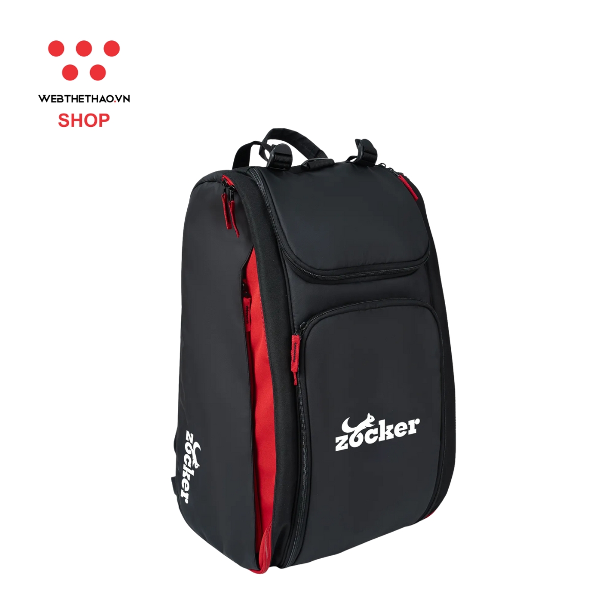Balo Thể Thao Pickleball Zocker Chuyên Nghiệp BL-VDV0525 "Đỏ" - Hàng Chính Hãng