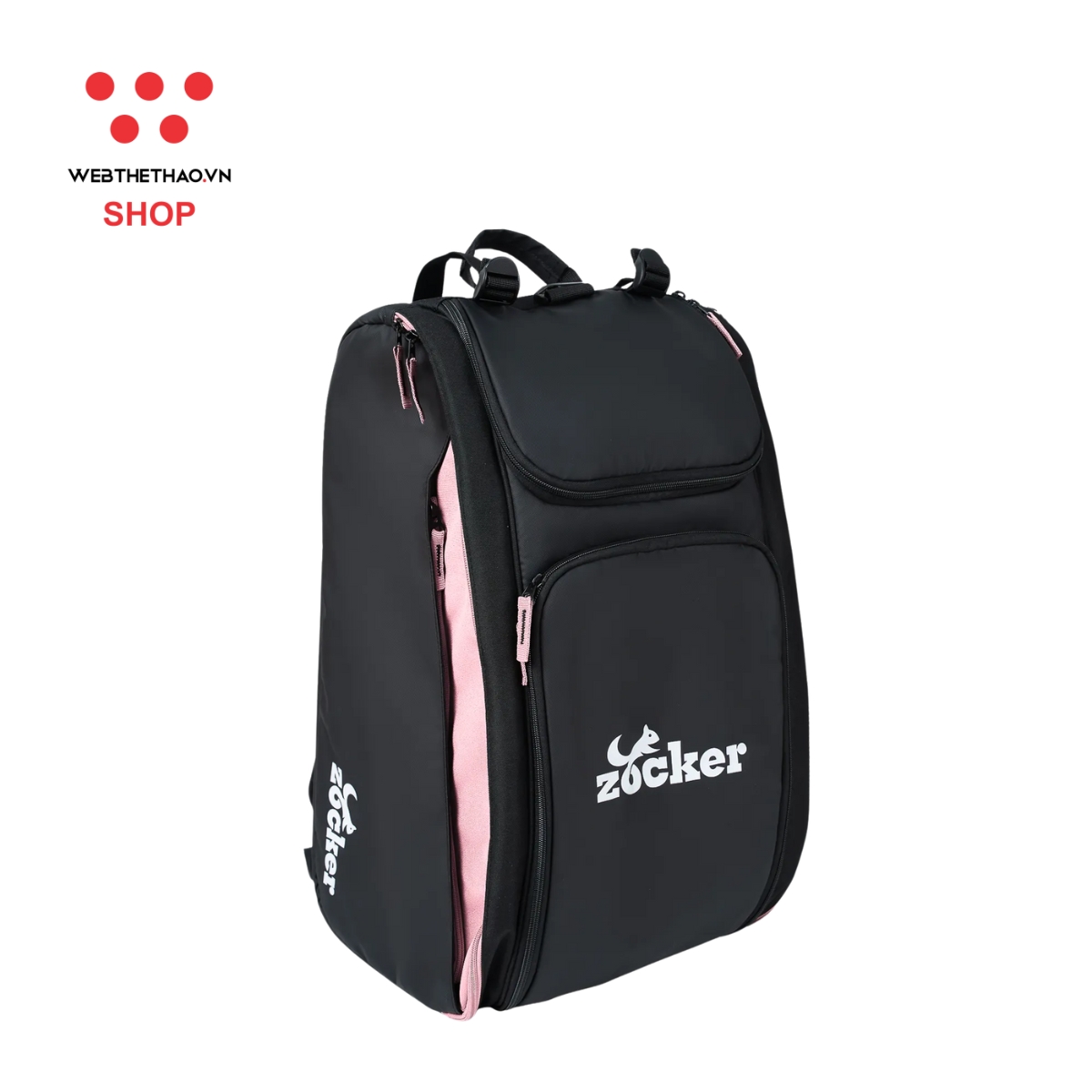 Balo Thể Thao Pickleball Zocker Chuyên Nghiệp BL-VDV0527 "Hồng" - Hàng Chính Hãng