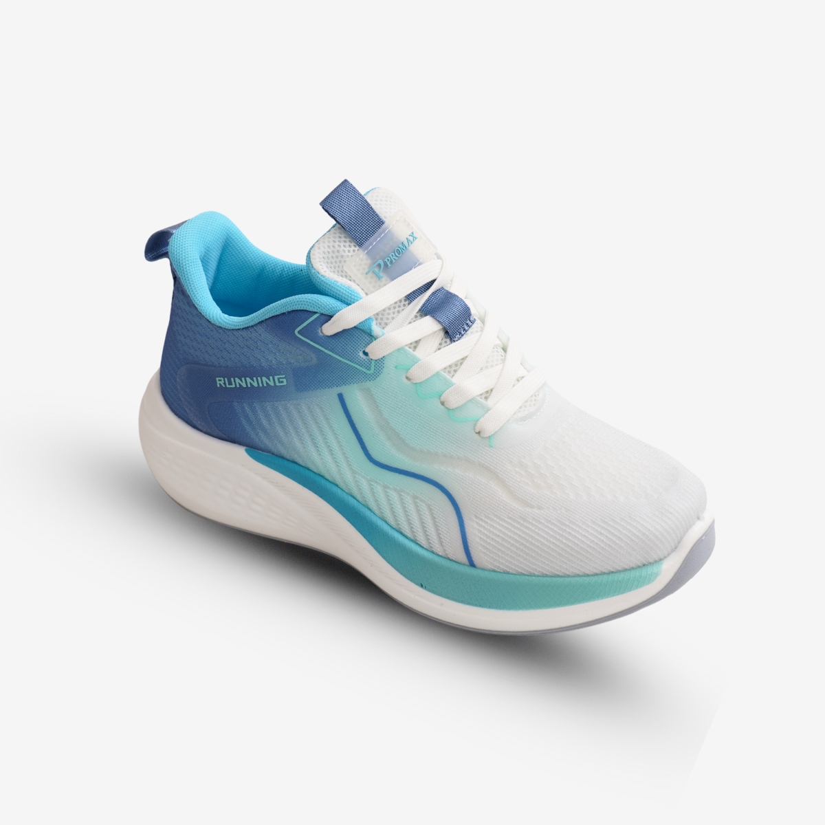 Giày thể thao nữ Promax PR-224 màu "Trắng/Xanh" PR-224-04 - Hàng Chính Hãng