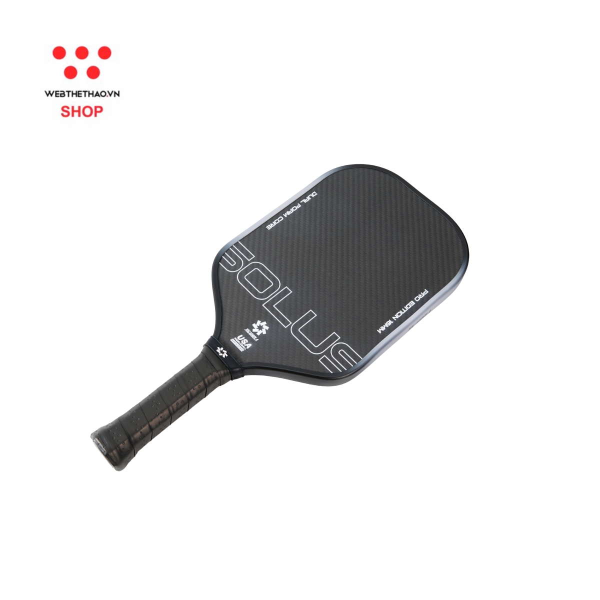 Vợt Pickleball Jogarbola Solus Tiêu chuẩn USA "Nero" JG-Solus-03 - Hàng Chính Hãng