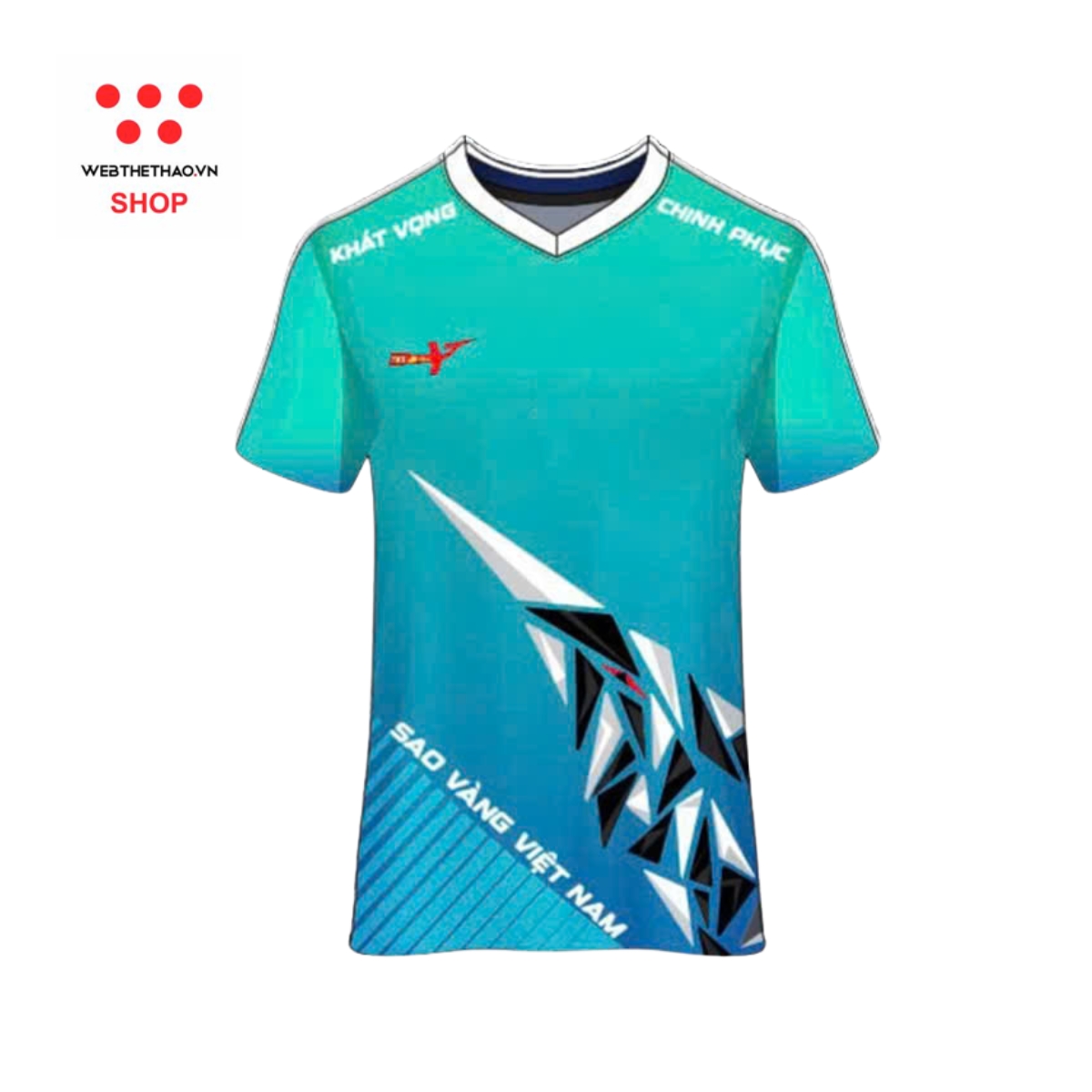 Bộ quần áo bóng chuyền Sao Vàng Sứ Mệnh màu "Xanh Dương" SV-SM-03 - Hàng Chính Hãng