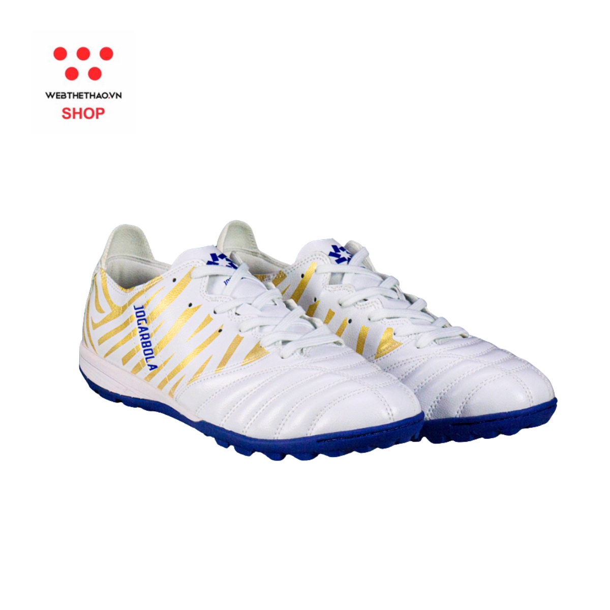 Giày bóng đá Nam Jogarbola Hi-tek màu "White/Gray" JG-HITEK-02 - Hàng Chính Hãng