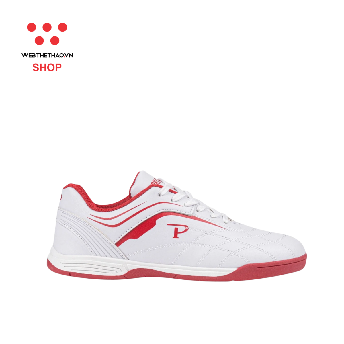 Giày thể thao Promax PR-1907 màu "White/Red" - Hàng Chính Hãng