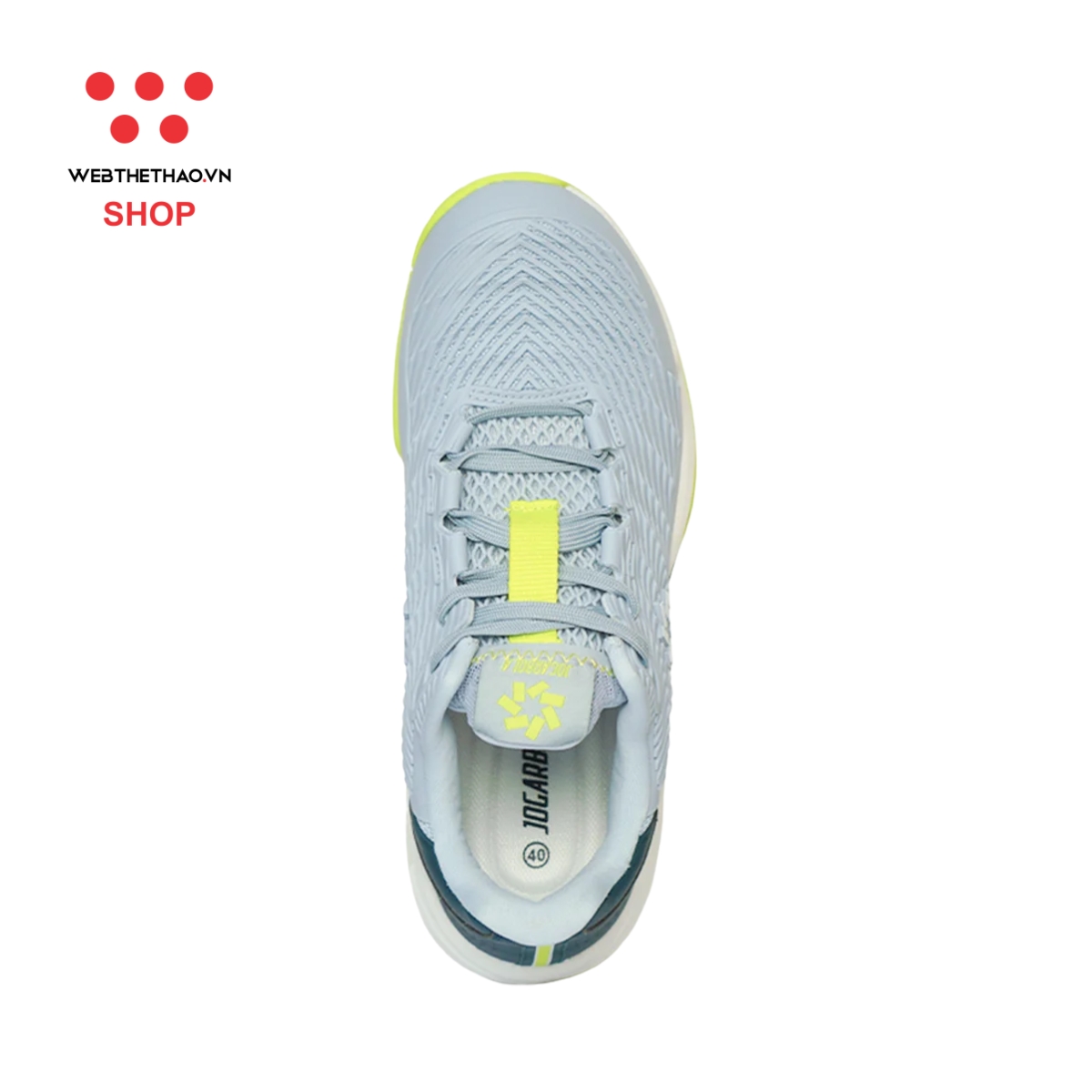 Giày thể thao Pickleball Nam Jogarbola Vento "Gray Blue" JG-VENTO-01 - Hàng Chính Hãng