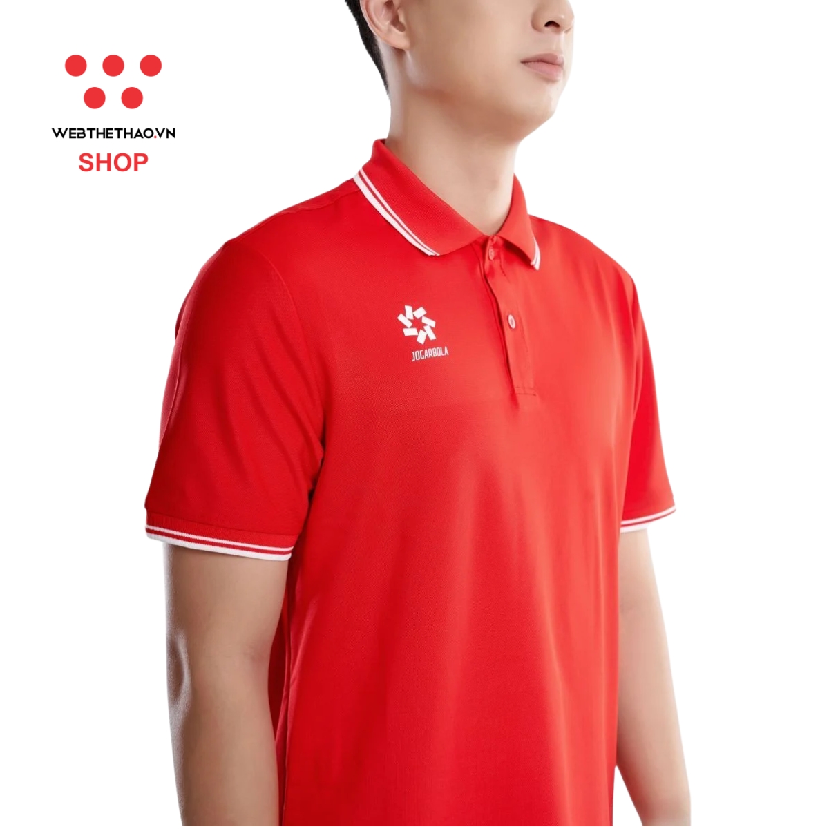 Áo polo thể thao Jogarbola màu "Đỏ" MJ-AJ1605-03 - Hàng Chính Hãng