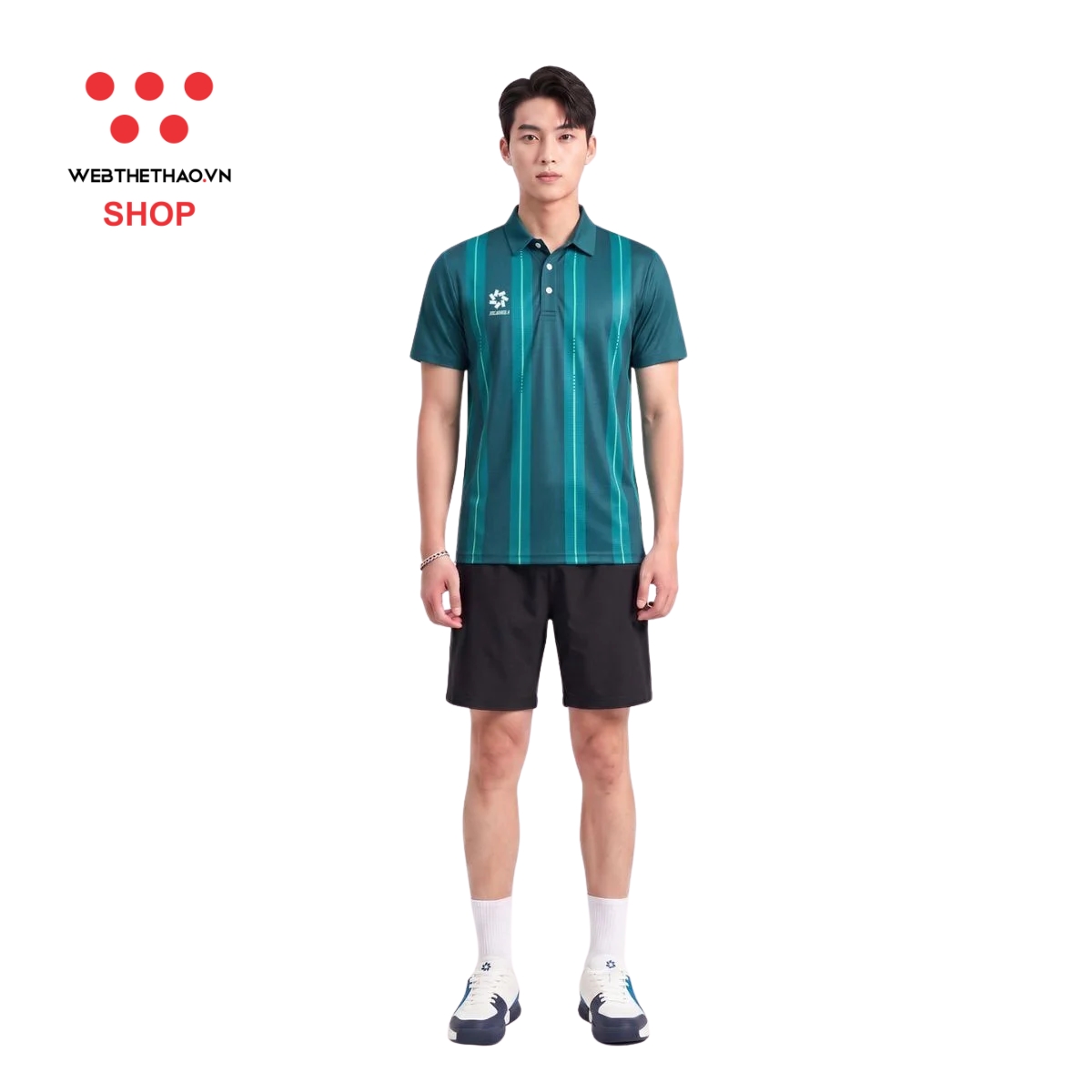 Áo polo thể thao Jogarbola Gambit màu "Xanh" MJ-A19392-05 - Hàng Chính Hãng