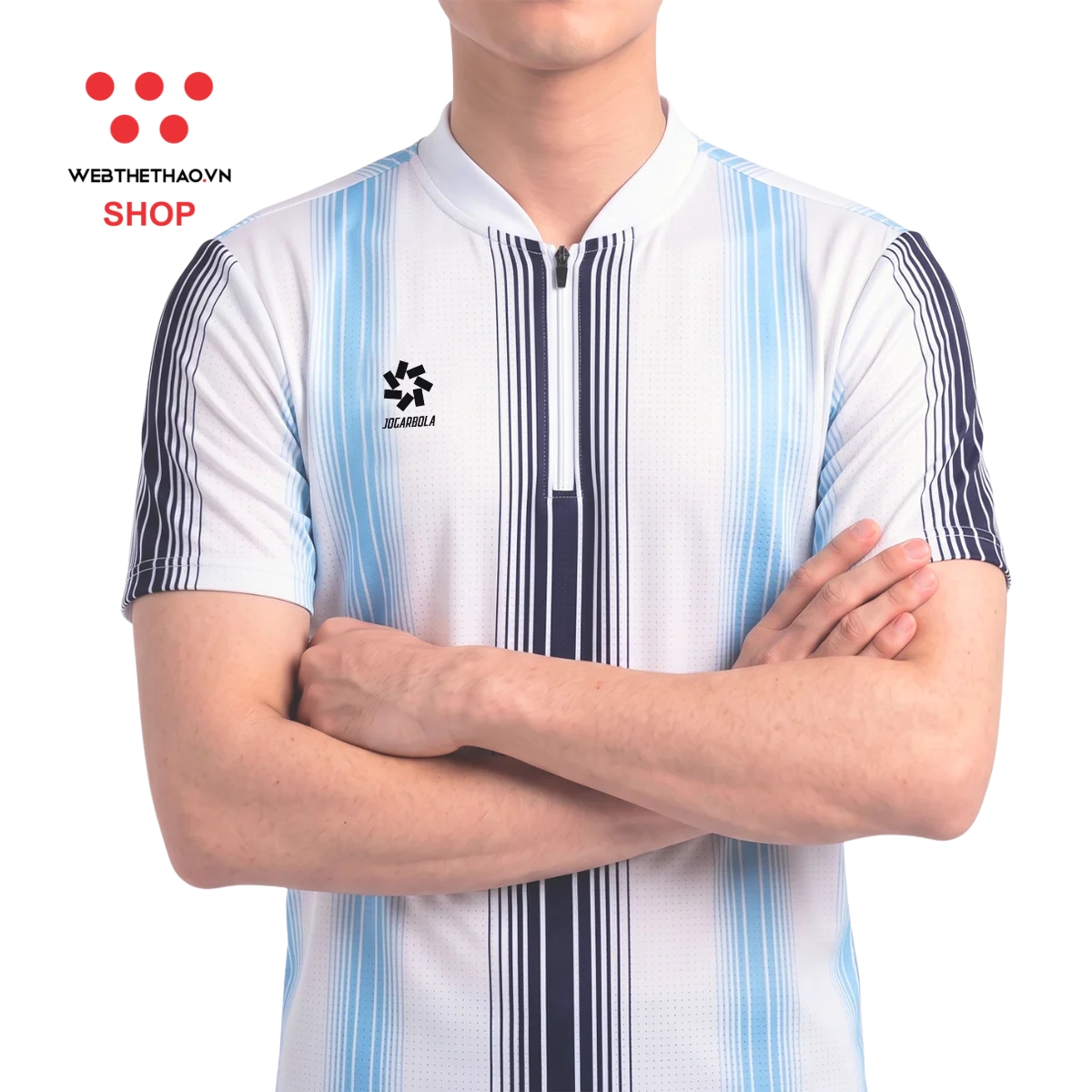 Áo polo thể thao Jogarbola Axis màu "Trắng" MJ-A4380-02 - Hàng Chính Hãng