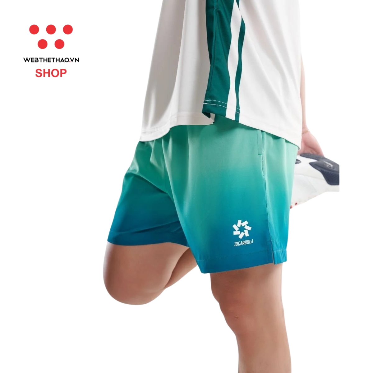 Quần short thể thao Jogarbola Bicolor màu "Xanh" MJ-G13068-03 - Hàng Chính Hãng
