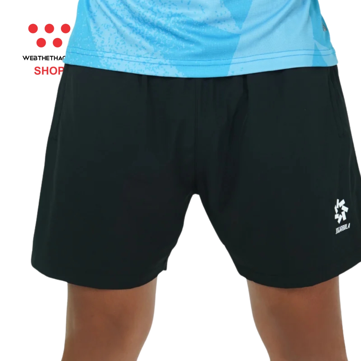 Quần short thể thao Jogarbola Flex màu "Đen" MJ-Q4029-05 - Hàng Chính Hãng