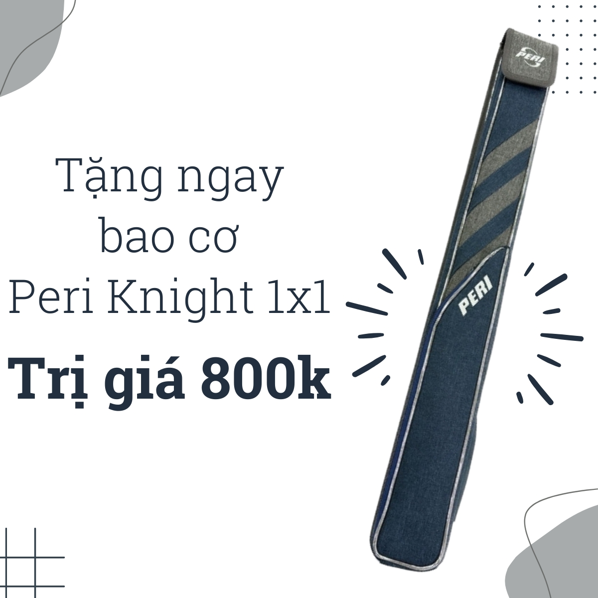 Gậy đánh bi-a Peri Baron P-D10 PR-P-D10 - Hàng Chính Hãng