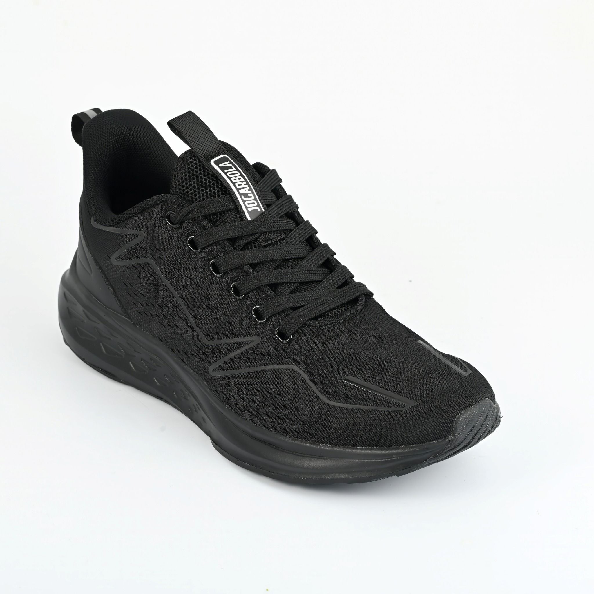 Giày Thể Thao Chạy Bộ Nam Nữ Động Lực Jogarbola VN32 "Triple Black" JG-VN32-05 - Hàng Chính Hãng