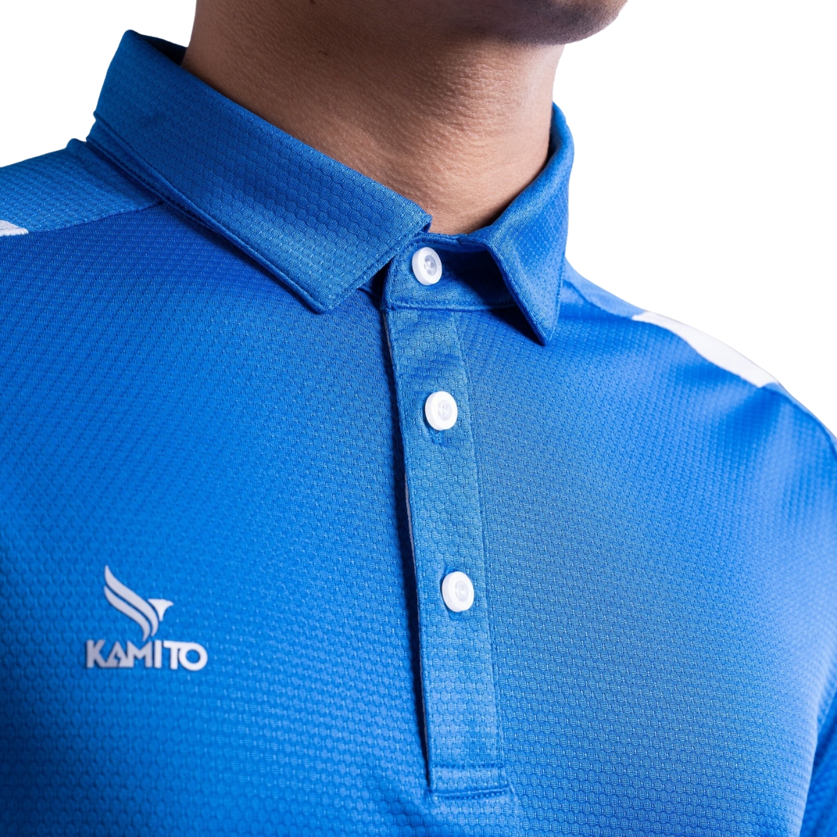 Áo polo thể thao Kamito Racer "Xanh dương" KMAP221722-01 - Hàng Chính Hãng