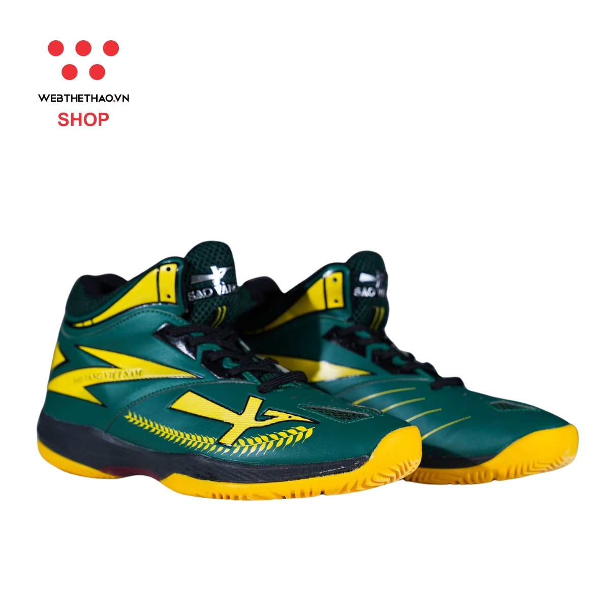 Giày bóng chuyền Sao Vàng 301 Plus "Xanh Rêu" SV301P-12 - Hàng Chính Hãng