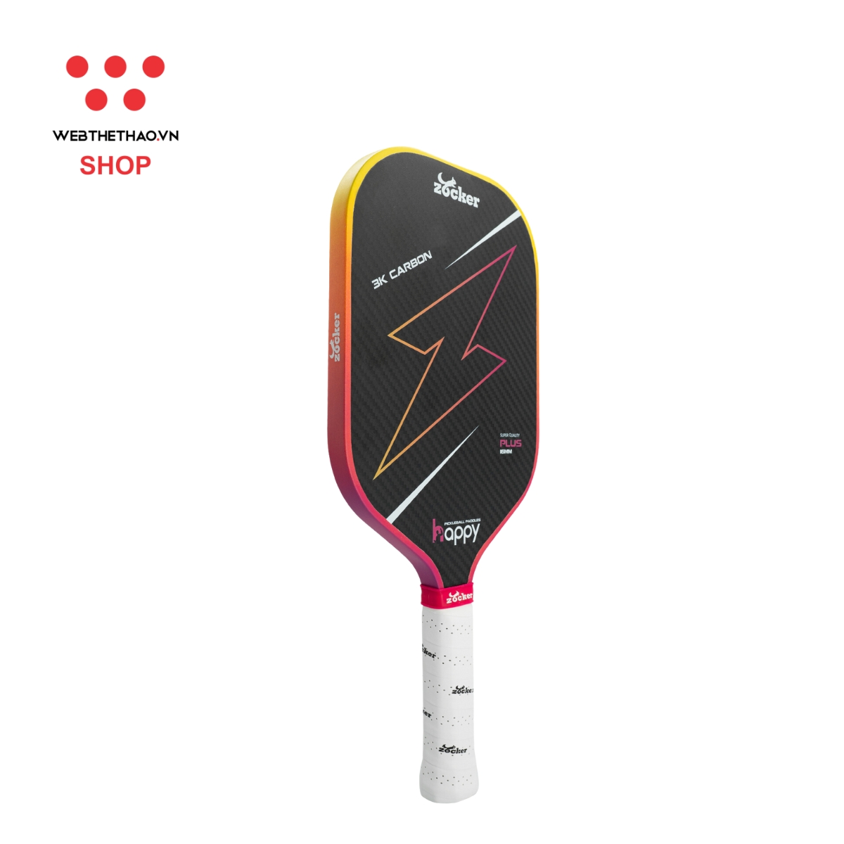 Vợt Pickleball Zocker HP02 Plus Gen 2 Super Quality "Gradient" HP02-PLUS-01 - Hàng Chính Hãng