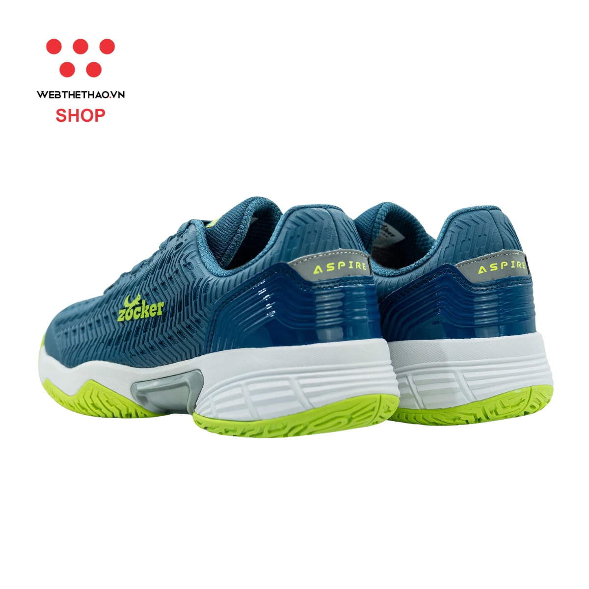 Giày Pickleball Nam/Nữ Zocker Aspire "Navy" Z-Aspire-04 - Hàng Chính Hãng