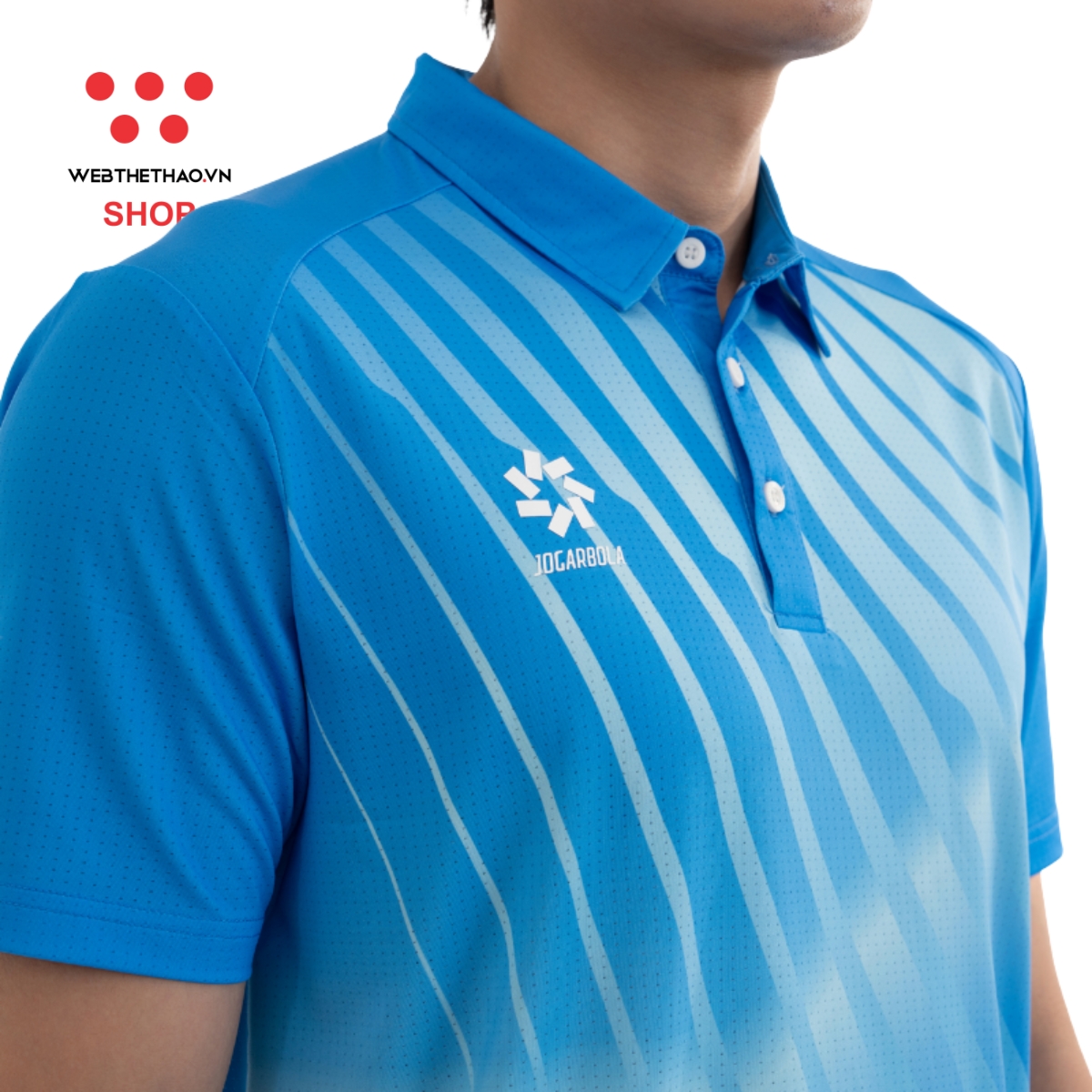 Áo polo thể thao Jogarbola WIFA "Xanh" MJ-A4152-01 - Hàng Chính Hãng