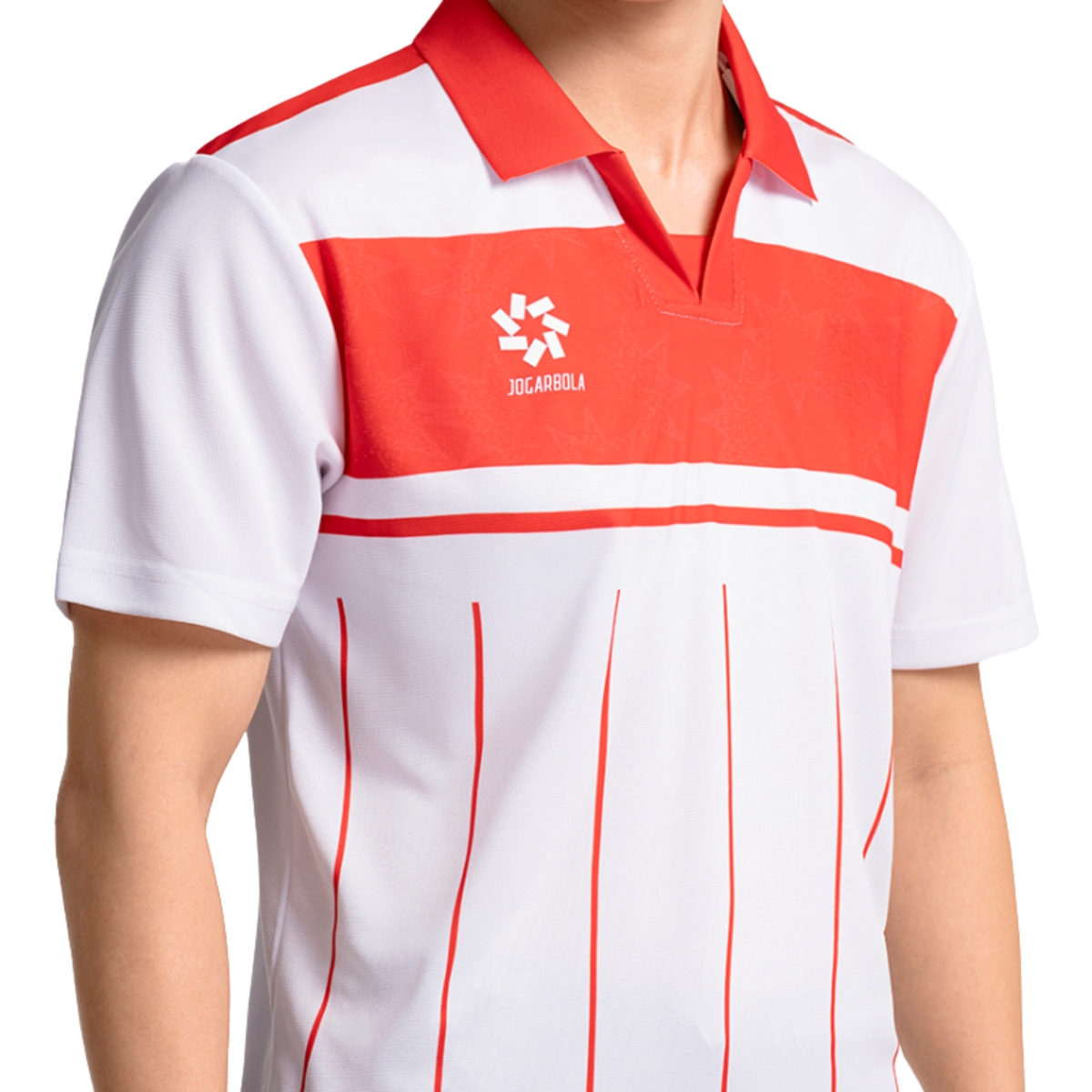 Áo polo Seagames 2025 Rise Beyond "Trắng/Đỏ" MJ-A14284-01 - Hàng Chính Hãng