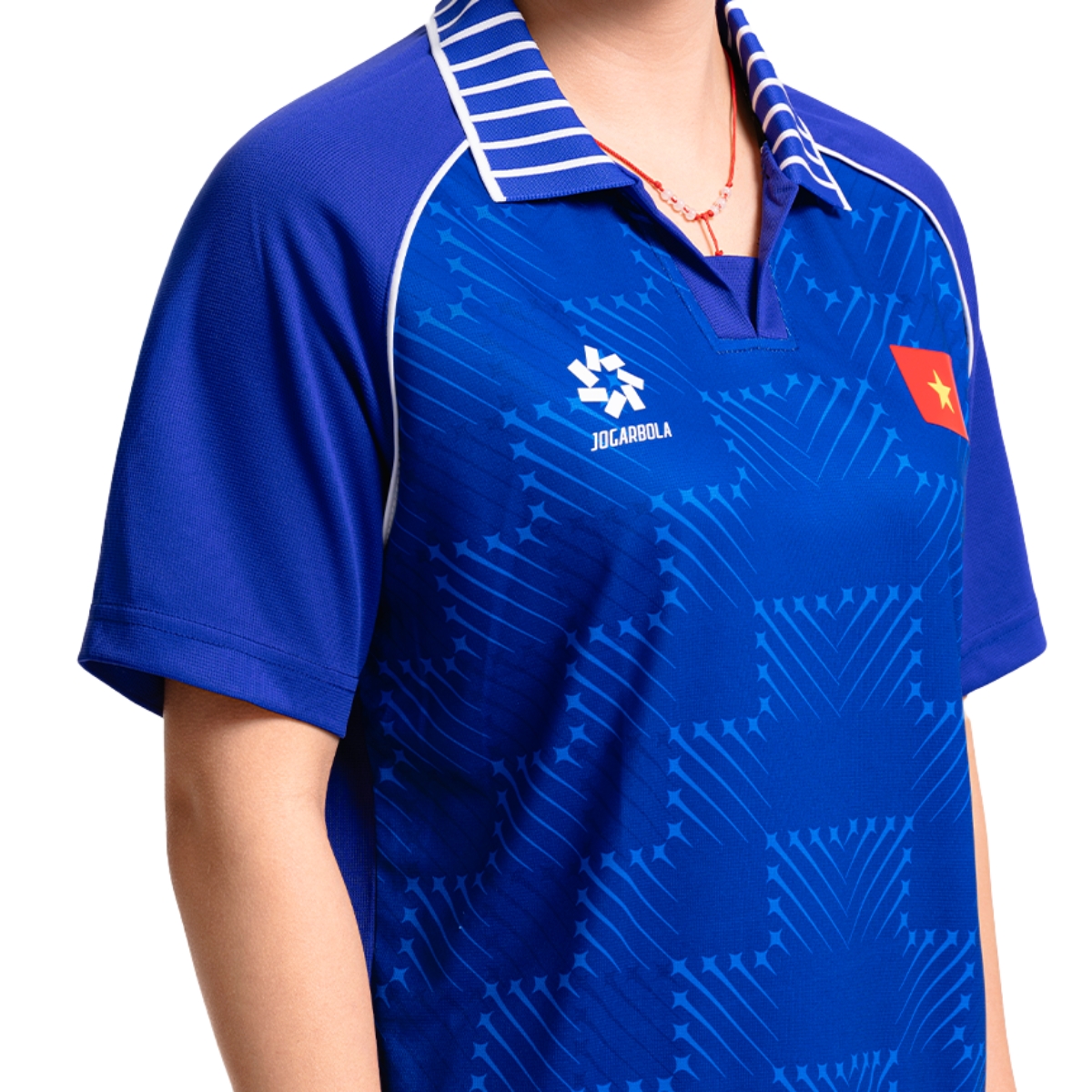 Áo polo Seagames 2025 Rise Beyond "Xanh" MJ-A2285-01 - Hàng Chính Hãng