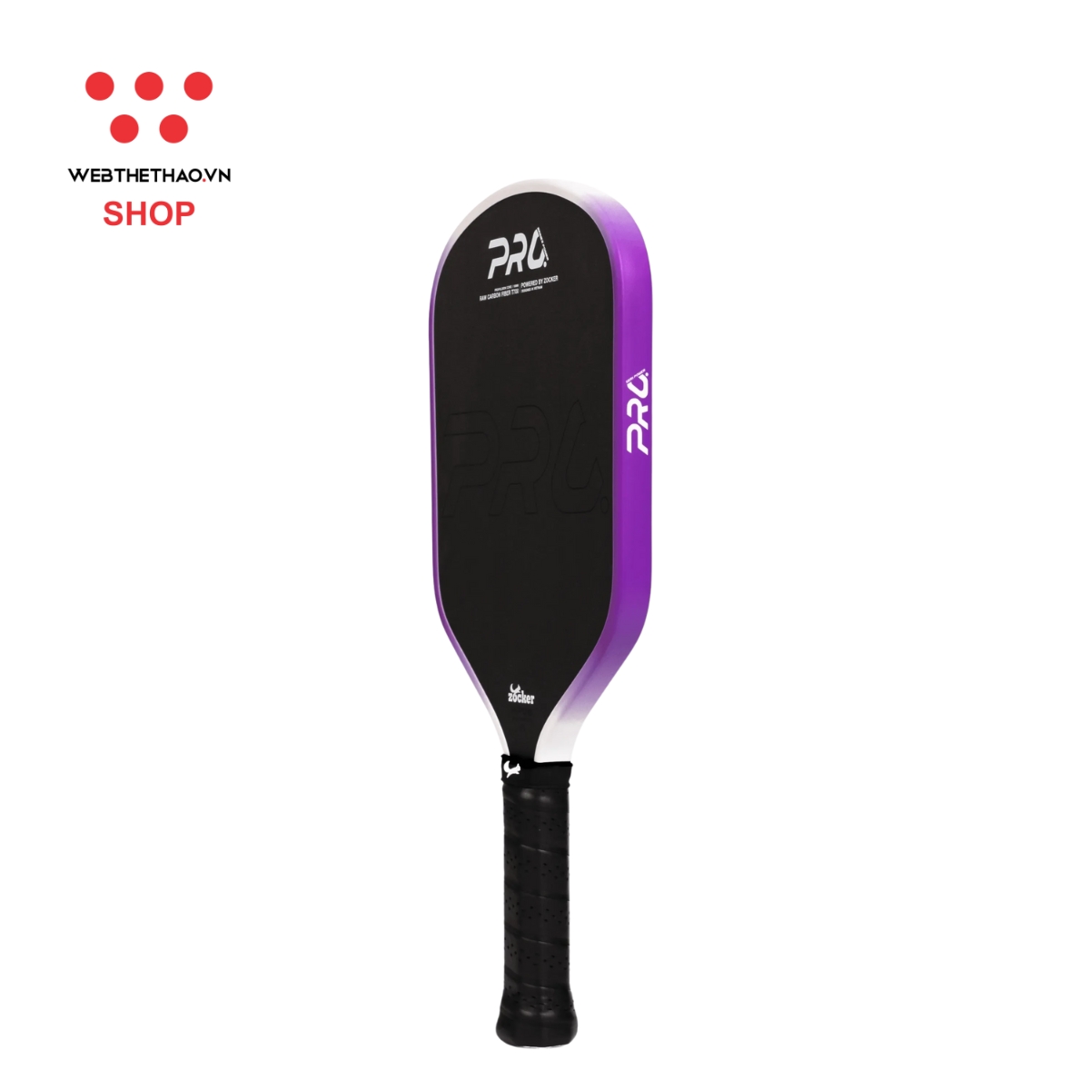 Vợt Pickleball Zocker HP06 Pro Series Power "Purple" HP06-04 - Hàng Chính Hãng