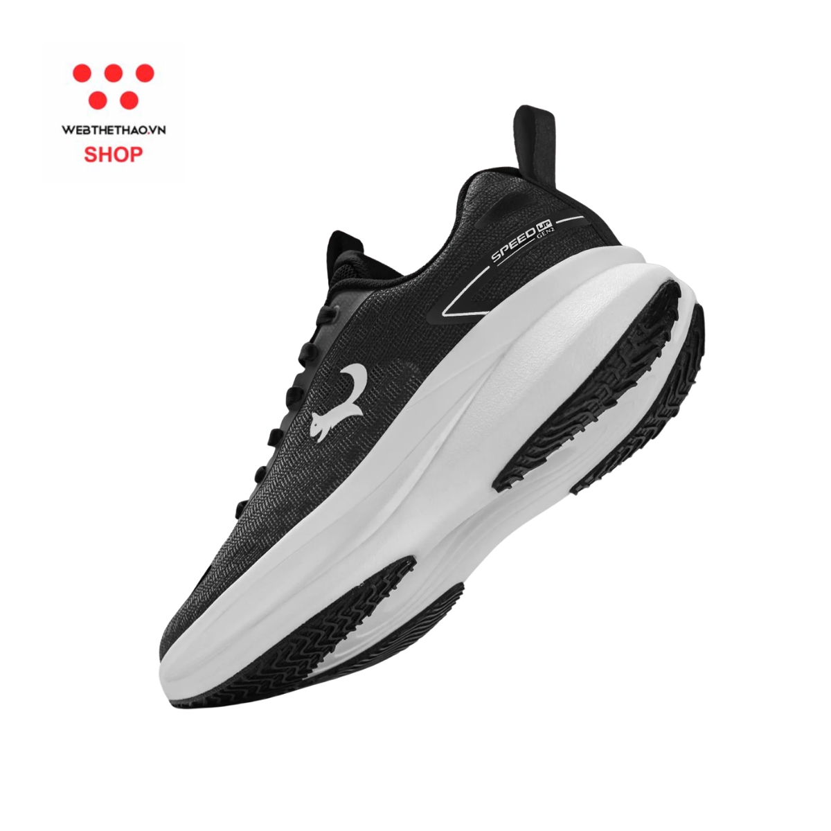 Giày Chạy Bộ Nam Nữ Zocker Speed Up Gen 2 màu "Đen" Z-SU-G2-01 - Hàng Chính Hãng