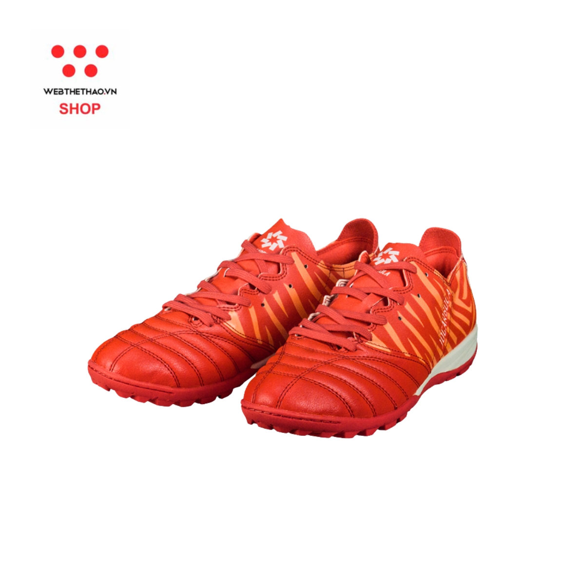 Giày bóng đá Nam Jogarbola Hi-tek màu "White/Red" JG-HITEK-03 - Hàng Chính Hãng