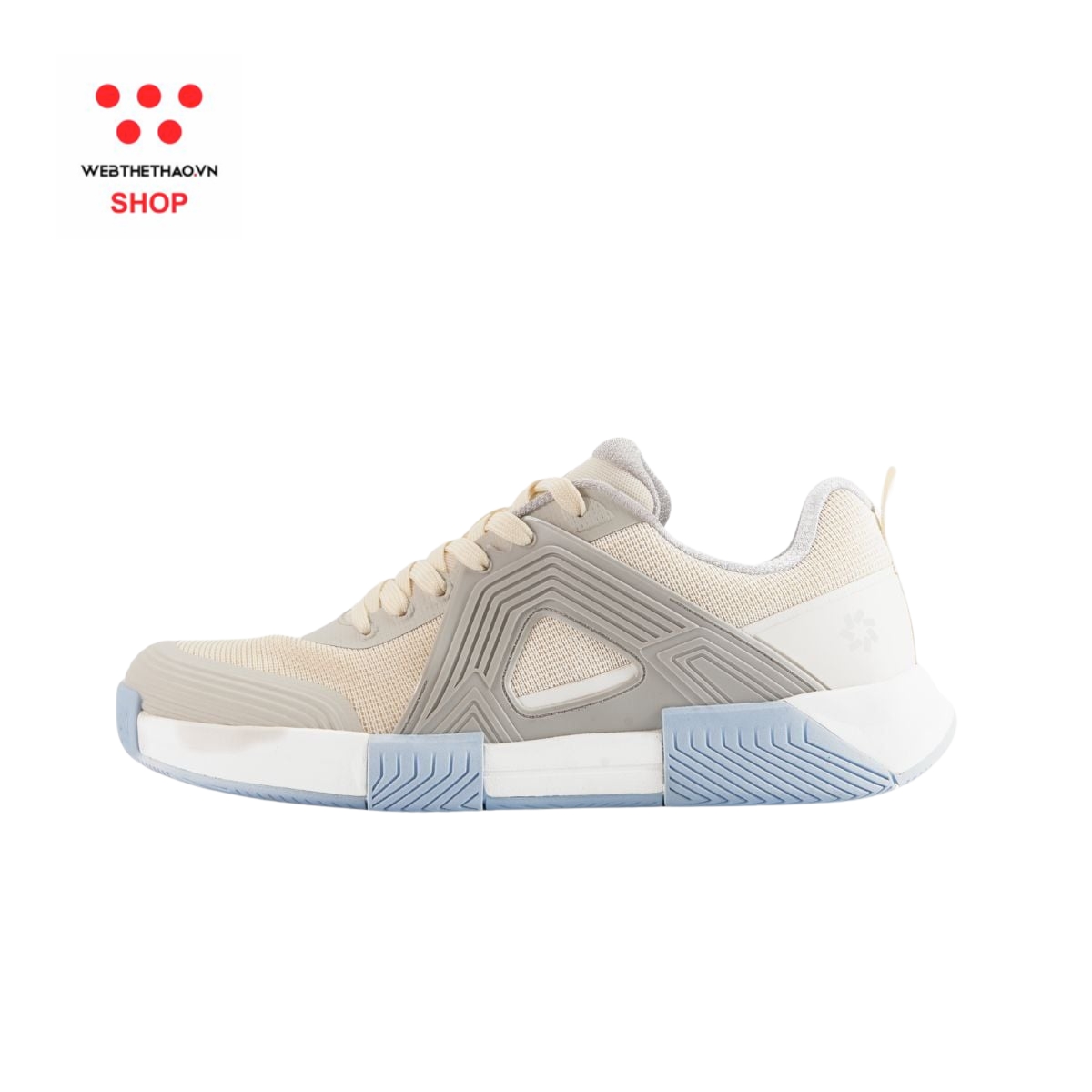 Giày Pickleball Nam Jogarbola Vortex màu "Grey/White" JG-VORTEX-03 - Hàng Chính Hãng