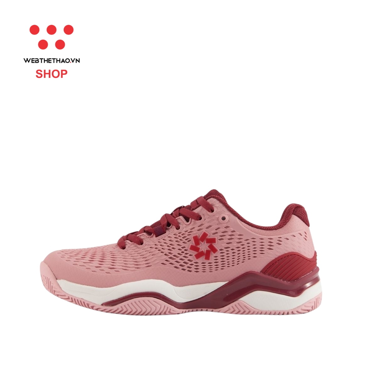 Giày thể thao Pickleball Nữ Jogarbola Terra màu "Deep Pink" JG-TERRA-06 - Hàng Chính Hãng