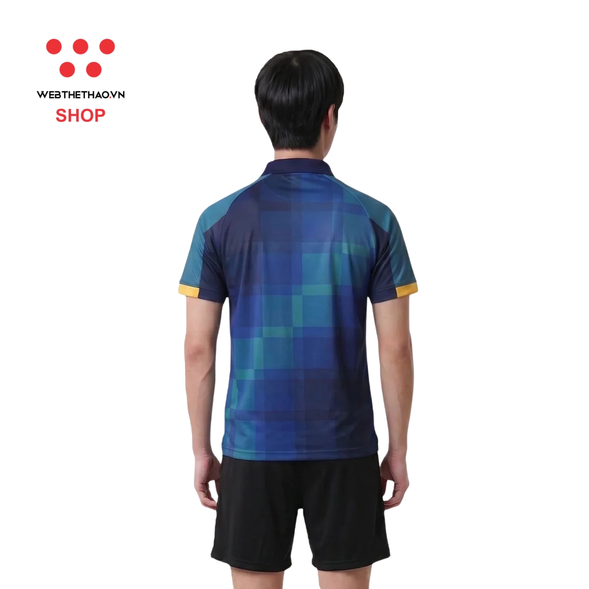Áo polo thể thao Jogarbola Pixel màu "Navy" MJ-A4370-01 - Hàng Chính Hãng