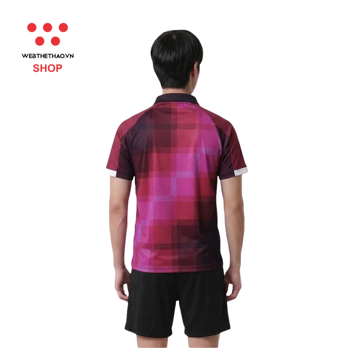 Áo polo thể thao Jogarbola Pixel màu "Hồng" MJ-A4370-03 - Hàng Chính Hãng