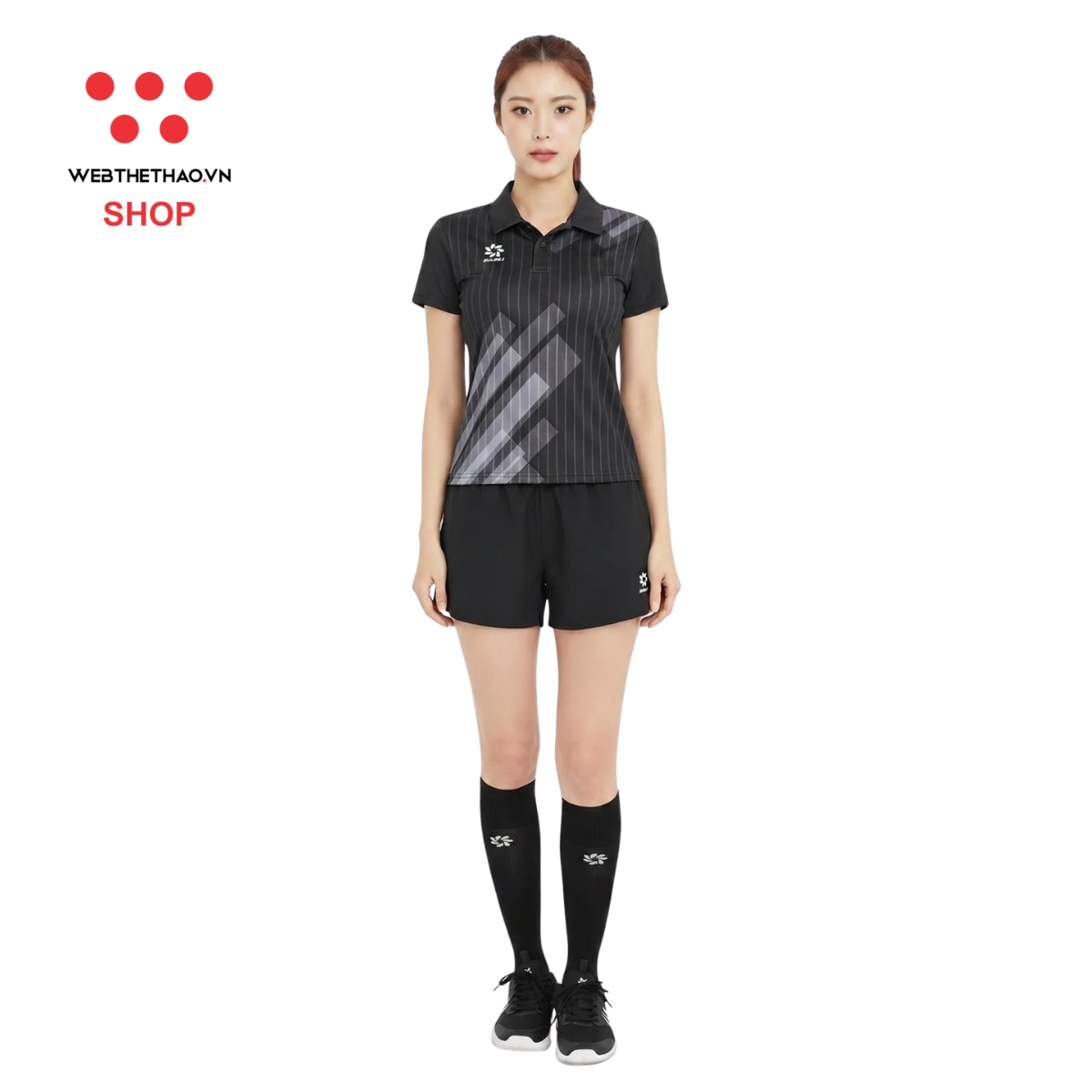 Quần short NỮ thể thao Jogarbola Flex màu "Đen" WJ-Q4029-01 - Hàng Chính Hãng