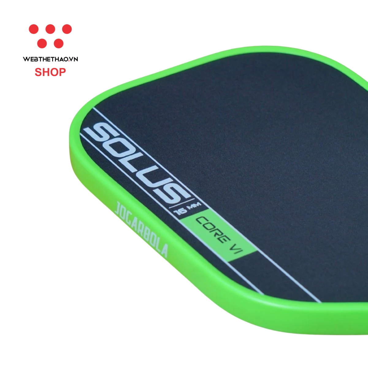 Vợt Pickleball Jogarbola Solus Core VI Power "Green" JG-SC6P-02 - Hàng Chính Hãng