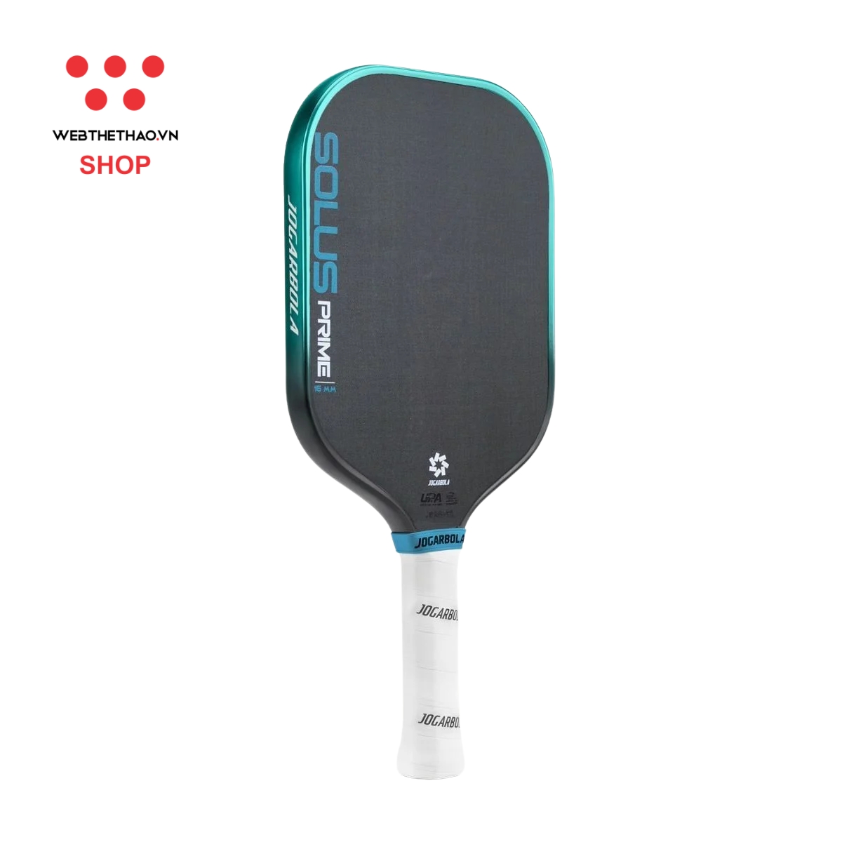 Vợt Pickleball Jogarbola Solus Prime Metallic Edge "Teal" JG-SPM-01 - Hàng Chính Hãng