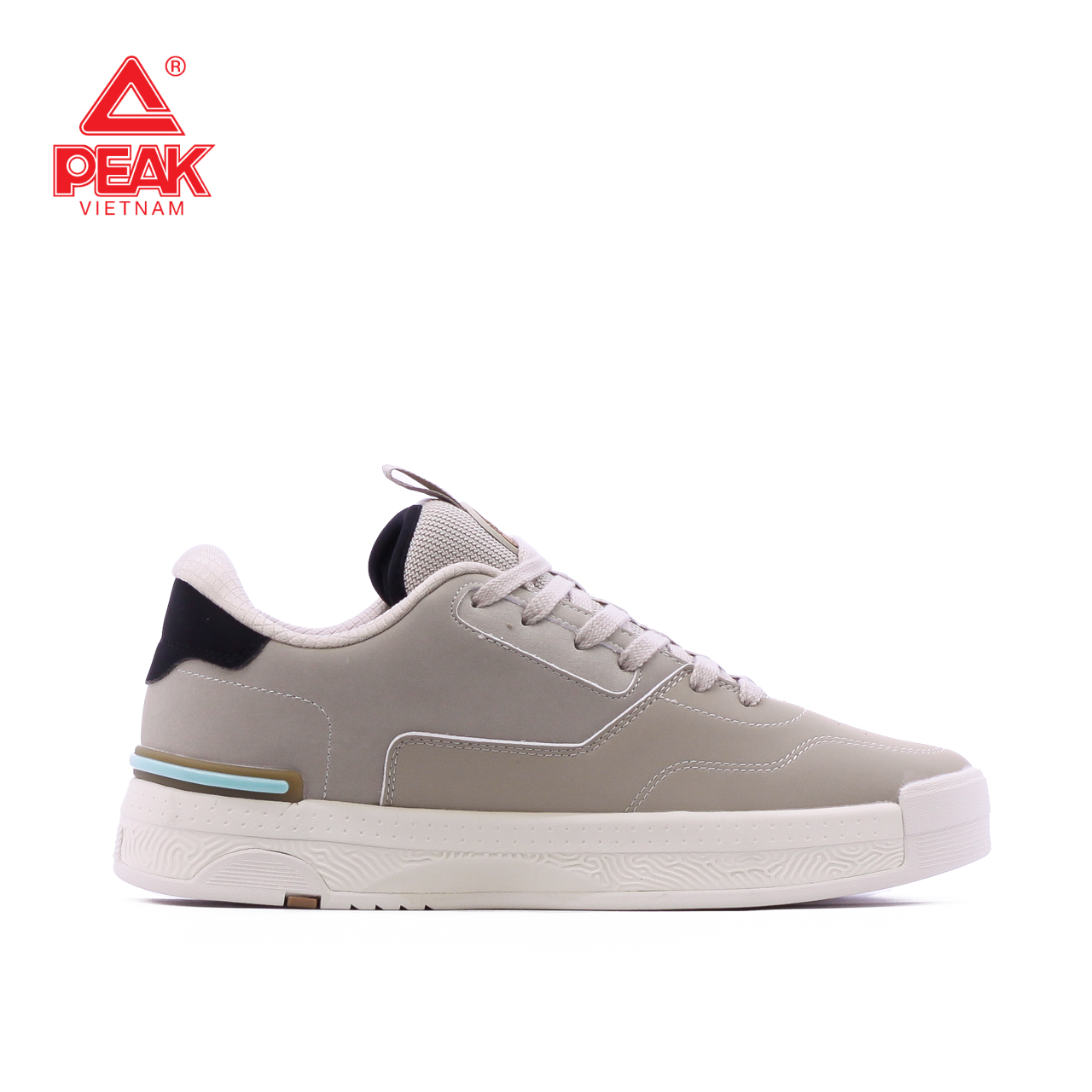 Giày Thời Trang Thể Thao Nam PEAK Taichi Skate Shoes "Ghi" ET23337BG – Hàng Chính Hãng