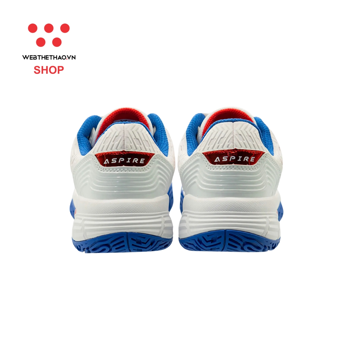 Giày Pickleball Nam/Nữ Zocker Aspire "White/Blue" Z-Aspire-03 - Hàng Chính Hãng