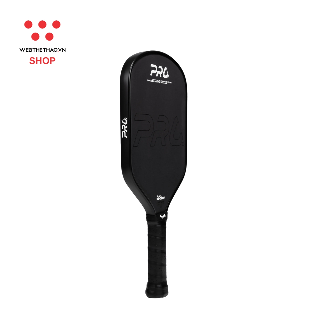 Vợt Pickleball Zocker HP06 Pro Series Power "Black" HP06-01 - Hàng Chính Hãng