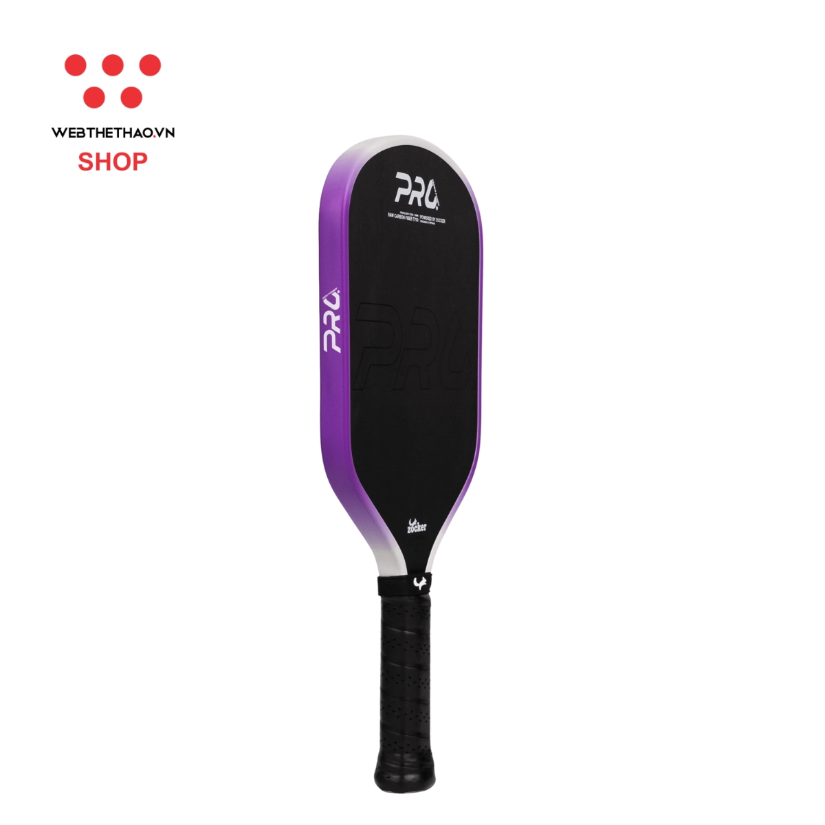 Vợt Pickleball Zocker HP06 Pro Series Power "Purple" HP06-04 - Hàng Chính Hãng