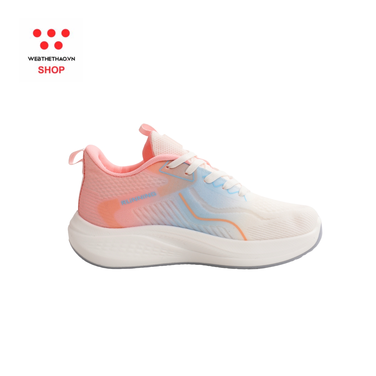 Giày thể thao nữ Promax PR-224 màu "Trắng/Hồng" PR-224-02 - Hàng Chính Hãng